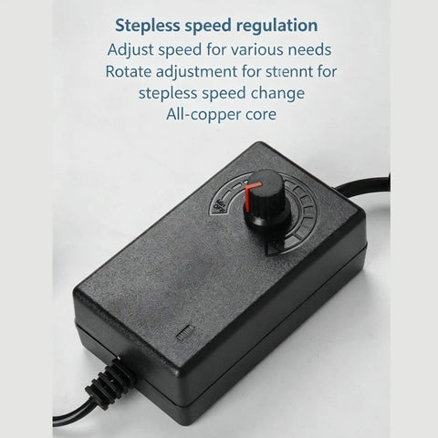 Stepless speed regulation control unit for Compact Mini Bench Grinder Featuring Rock Solid 100W Copper Brushless Motor Spinning At Ridiculous 6000 RPM.