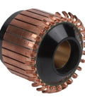 Beefy 28P Copper Hook Type Electric Commutator 37.5 X 15 X 25.5 Mm OD ID Height High DC Compatible Wear Resistant Component