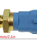 Water Temperature Sensor Switch 4010644 0281002209 For Polaris Sportsman Scrambler Ranger Rzr 570 700 800 900 Efi Xp 1000 And Ace 570 Efi Replacement With Interchange Numbers 0280130093 0280130094 0280130122 0281002169 0281002170 blue brass sensor with dimensions