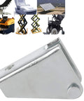 Heavy-duty metal bracket for eight piece linear actuator mounting in robotics and machinery projects.