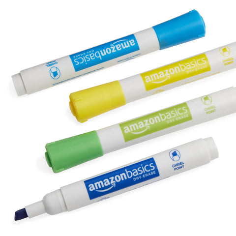Top Shelf Dry Erase Whiteboard Markers Featuring Slick Chisel Tips And Seriously Low Odor Ink In A Vibrant 12 Pack Assortment.