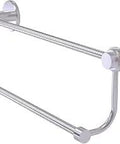 36 Inch Satin Chrome Double Twist Towel Bar From Mercury Collection with slim profile, heavy duty brass construction, wall mounted