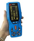 Top Shelf Surface Roughness Tester With Slim Needle For Tricky Grooves And Curved Surfaces Heavy Duty Metal Stand Plug And Play Pc Link Crisp Oled Panel Twenty Parameters Dead On Accuracy handheld gauge displaying digital readout.