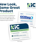 New and old packaging of 70 Percent IPA Presaturated Electronic Cleaning Wipes, 50 Wipes Pack, low-lint, safe for electronics.