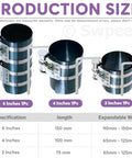 Swpeet piston ring compressor set in three sizes: 3, 4, 6 inches, with adjustable installation pliers and feeler gauge
