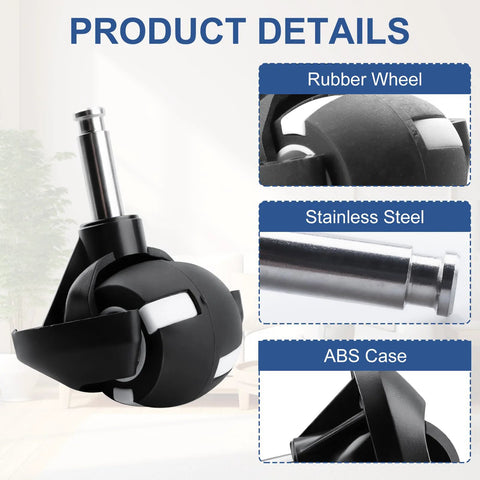 Front Wheel Swivel Caster Replacement For RoboVac Series Compatible With 11S MAX 15C MAX 25C MAX 30C MAX G30 G30 Edge G30 Hybrid