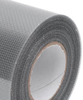Close-up of Heavy Duty Mesh Repair Tape Roll With Strong Adhesive For Windows Screens Tents Doors Cars And More Easy Self Adhering Patch DIY