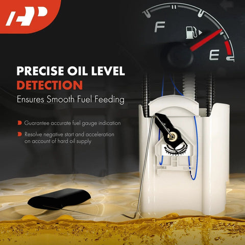 Plug-And-Play Electric Fuel Pump Module With Pressure Sensor For Chevy Tahoe, GMC Yukon, And Cadillac Escalade showing precise oil level detection feature