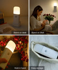 Motion Sensor Night Light Dimmable With 5 Brightness Levels, 2000mAh Rechargeable Battery shown in various uses