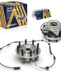 Front Wheel Bearing And Hub Assembly Dual Pack For Ram Trucks Premium Grade with ABS sensor and detailed installation manual.