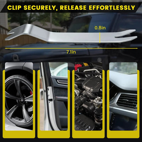 Fender Flare Clip Kit 71 Pcs With Wheel Flare Clips And Trim Panel Remover Durable Plastic Retainers for GM Buick Cadillac Chevrolet