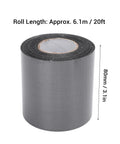 Window Screen Patch Kit With Self Adhesive Fiberglass Mesh For Tears And Holes In Screens Tents And Doors Breathable Quick Fix Easy To Apply Keeps Bugs Out While Maintaining Airflow, 80mm x 6.1m roll