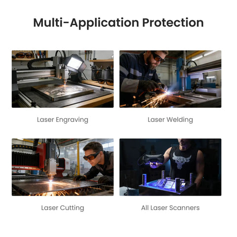 Heavy Duty OD5 Blue Laser Filter Safety Glasses For Precision 3D Scanning With Sick Eye Protection And Crystal Clear Ultraviolet Shielding For Hobbyists during laser applications.