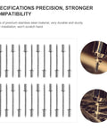 Stainless Steel Flat Head Blind Rivet Kit 50 Pcs Built Tough High Strength Fasteners For Shutters And Household Projects