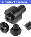 Shop Grade Heavy Duty Rear Axle Hub Spindle Lock Nut Socket Wrench For Ford Transit RWD, black steel tool with precision alignment.