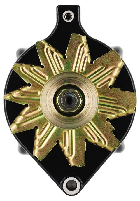 Heavy Duty Vehicle Specific Alternator With Dang Solid Internals Designed To Crush Heavy Loads In Gas And Diesel Rigs While Pumping Out Top Shelf Voltage Without Skipping A Beat On The Daily, showcasing intricate metallic rotor design.
