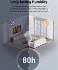 Smart Humidifier For Large Bedroom 5.6L Whisper Quiet Ultrasonic Cool Mist With Humidity Sensor And Timer in modern living room