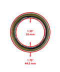 Heavy Duty One Way Primary Clutch Bearing Slick Drop In Replacement Swap For Polaris Atv Utv Matching 1521172 1521667 Oem Drive Transmission Bearing Assembly close-up view with dimensions.