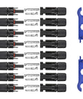 16 Piece Solar Panel Connector Kit IP67 Waterproof 1000V 30A Male And Female Connectors Eight Pairs With Two Spanners