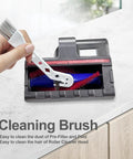 Cleaning brush with vacuum roller for 4 Pack Replacement Vacuum Filter Kit For V7 Animal And V8 Absolute Cordless Vacuums