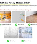 Image showing different surfaces like latex painted walls, white walls, wooden, tile, and glass surfaces suitable for adhesive.