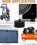 Premium Heavy Duty Rubber Vibration Feet Replacement Pads For Generator Air Compressor And Pressure Washer isolation pads with speaker and compressor.