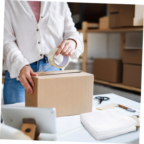 120 Pcs EPE Foam Packing Pouches Super Durable Soft Cushion Bags For Secure Shipping To Keep Your Small Fragile Setup Cell Phones And Gears Safe And Sound With Smooth Inner Lining Always Ready To Roll, packing a box.