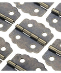 Rotating Concealed Hinge Set Four Pieces For Kitchen Cabinets And Furniture Doors Durable Wear Resistant Door Fittings Close-up