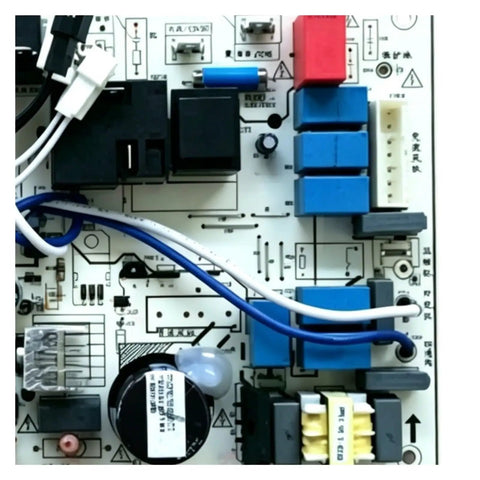 Premium Air Conditioner Main Control Board Replacement Drop Right In Fit For Midea Kfr 51 72l Dy Id R2 D2 Units close-up view of circuit board components.
