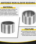 Runs Slick And Turns Smooth Heavy Duty Sintered Iron Sleeve Bearings 12 Pack With 20 mm Bore By 25 mm Outer Diameter By 30 mm Length For Rig Mods And Custom Builds, showcasing sintered iron bushing features.