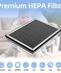 Four Pack Replacement Filters For MA 25 Air Purifier Series S1 W1 B1 With 3 In 1 Activated Carbon Filtration Delivers Cleaner Air
