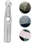 10 Piece Tough As Nails Plastic Umbrella Tail Beads For Easy Rain Gear Repair And Replacement, silver tip for umbrella rib ends.