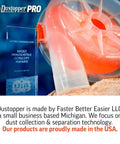 Dustopper Turbo Bagger Upgrade Kit For Fein Turbo I And II Dust Collection System with transparent cyclone separator and award.