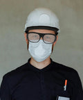 Professional Grade Welding Safety Glasses With Flip Up Lens For Argon Arc And Metalworking 6 Pack Tough As Nails Eye Protection on worker