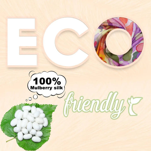 Extra Large One Hundred Percent Mulberry Silk Shawl For Women Dope Lightweight Pashmina Wrap Floral Pattern with eco features