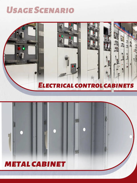 Usage scenario of 8 Ton Hydraulic Knockout Punch Set For Electrical Conduit And Metal Sheets, 1/2 To 2 Inch Dies Included in cabinets