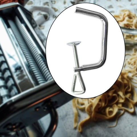 Three Pack Pasta Maker Fixing Clips Replacement Clips For Manual Handle Holding Clamp Tools Set For Noodle Maker Accessories And Home Repairs Quick And Easy, stainless steel 150 mm