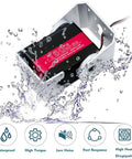 Beefy Torque 24V Robot Servo Motor With 180 Degree Swing And 185 Kg Cm Peak Torque encased in waterproof housing, splashing water