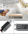 12V Mini Linear Actuator Featuring A 2 Inch Stroke And 64 Newton Thrust with metal gear and motor specifications.