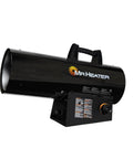 125,000 BTU Forced Air Propane Space Heater With 10 Ft Hose And Regulator For Workshops And Job Sites Portable Big Heat