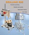 Mini Drill Press With Variable Speed Bench Model For Jewelry Making Watch Repair And Crafts Featuring Precision Slide Design and reliable steady operation.