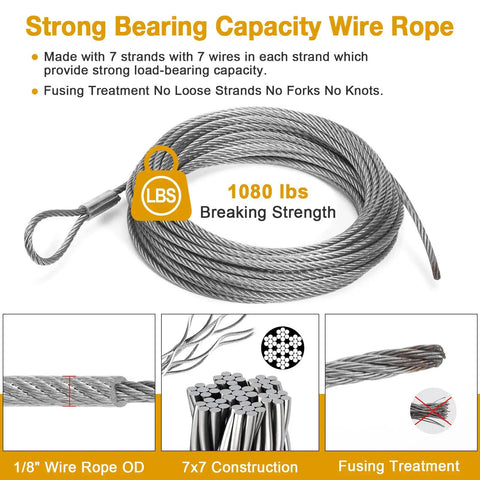 Sun Shade Sail Hardware Kit For Rectangle And Triangle Sails Easy Install Canopy Setup 304 Stainless Steel wire rope