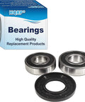 Solid Fix Bearing And Seal Repair Kit Compatible With Frigidaire Front Load Washing Machine Washer Tub features two metal bearings and one rubber seal.