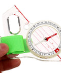 Thumb Type Orienteering Navigation Tool For Backpacking And Hiking Accurate Directional Map Compass Durable Acrylic Field Compass