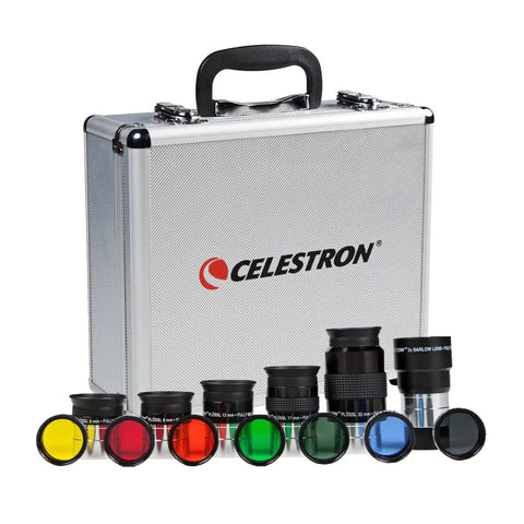 NexStar Evolution 8 Schmidt-Cassegrain Telescope With Built-In WiFi GoTo Mount Bundle Eyepiece And Filter Kit Aluminum Carry Case.