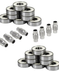 Pro Setup ABEC Nine Slick Spin Roller Hockey Bearings And Inline Skate Wheel Spacers Complete High Speed Tuning Kit with bearings and spacers.