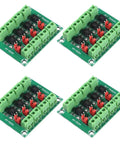4 Channel Optocoupler PC817 Isolation Board With 3.3V And 5V Drive To 3.6-30V Output Voltage Converter Module