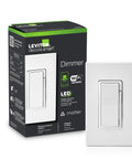 Slick WiFi Smart Dimmer Switch With Hassle Free App Control Smooth Fade Dimming And Remote Vibe Tweaks For Home And Office In Classic White Decorator Wall Plate with packaging.