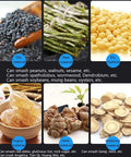 Collection of materials suitable for grinding with Beast 1500W Heavy Duty Commercial Electric Grain Grinder Pulverizer for various uses.