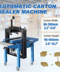 Fully Automatic Carton Sealer for Fast Warehouse Packing And Shipping, 110V Multi Function Tape Dispenser, box width 80-300mm